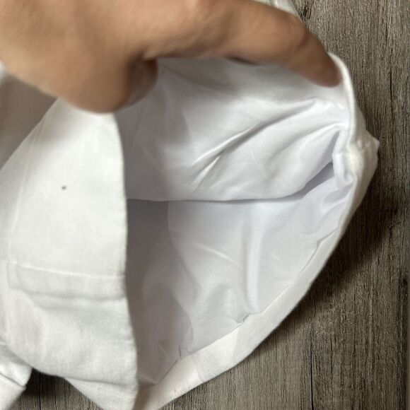 J Crew Shorts Size 2 Line Blend Cuffed White Color High Rise Lined Pockets - Picture 3 of 8